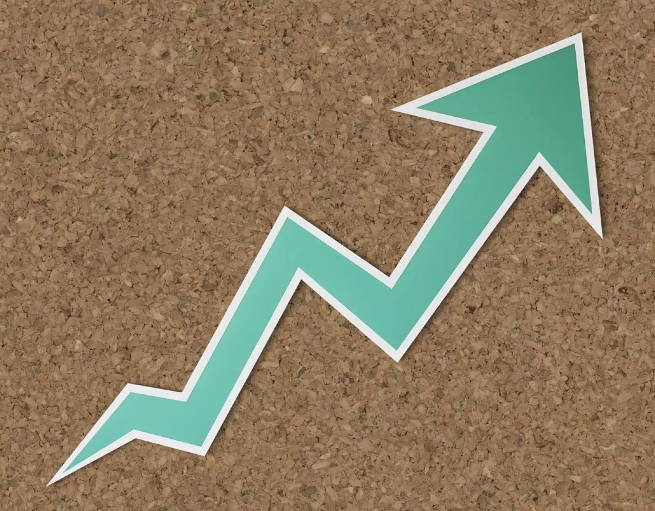 Growth up arrow icon isolated