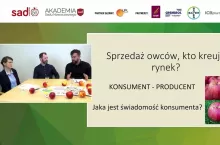 Debata Szymonów - rynek jabłek