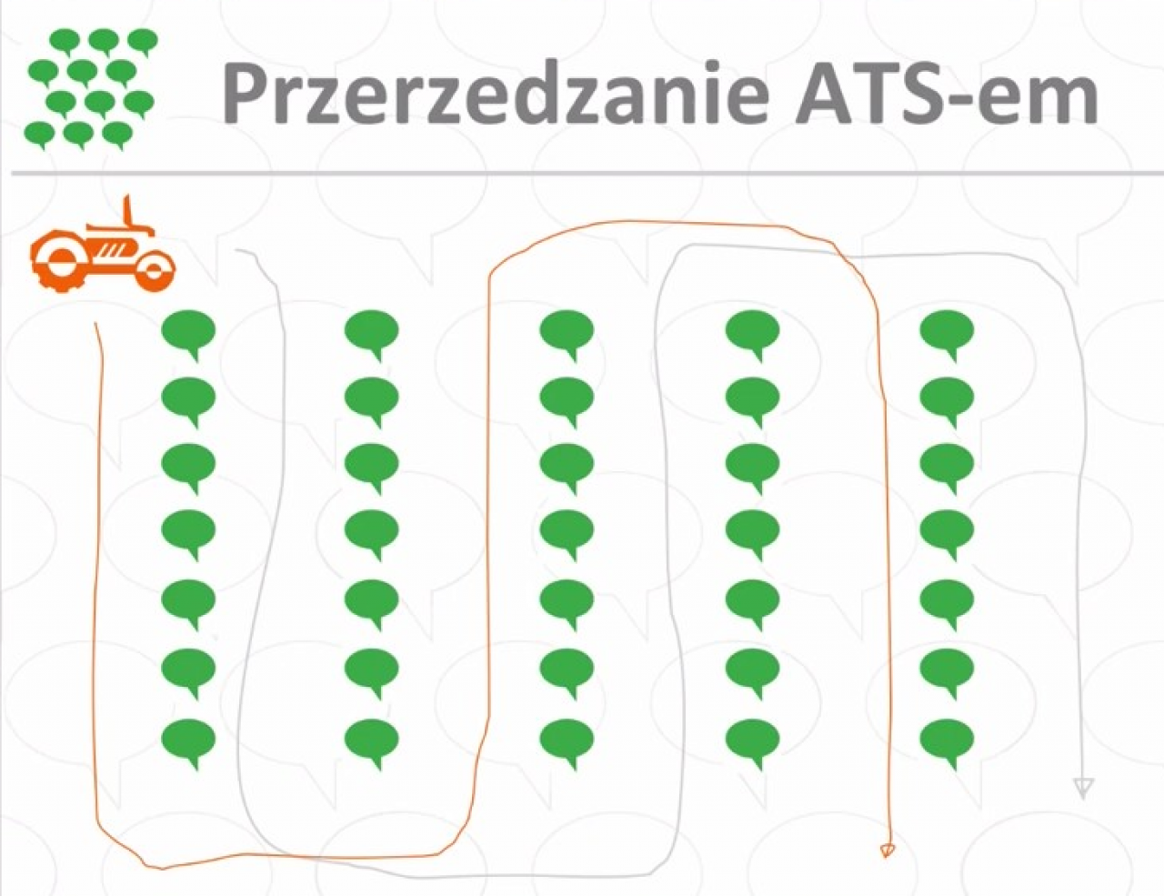 Przerzedzanie ATS-em, przerzedzanie zawiązków
