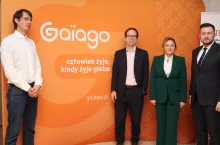 Jakub Gołuchowski, ISV Gaiago, Michel Funfschilling, CEO Gaiago International, Kamila Załęcka-Dusza, Country Manager Gaiago i Łukasz Peroń, ISV Gaiago.