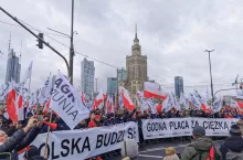 protest rolników w Warszawie
