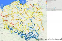 poziom wod gruntowych w rzekach