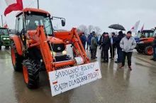 protest sadowników w grójcu