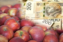 jabłka pieniądze