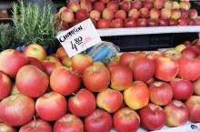 jabłka targowisko