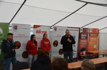 Jarosław Barszczewski (Calfert) podczas dyskusji nad jesiennymi schematami nawożenia