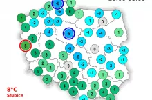 spadki temperatury 18.05.2022