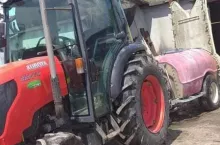skradziony ciągnik Kubota