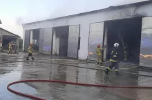 pożar w gospodarstwie