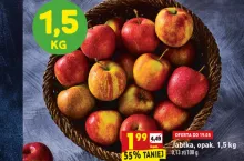 jabłka w promocji