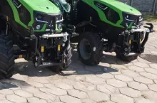 ciągnik z przednim tuzem