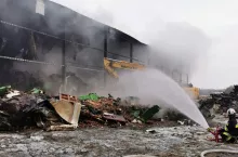 Pożar w Polskie sady