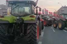 protest rolników w stolicy