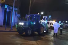 sadownicy odkażają grójec