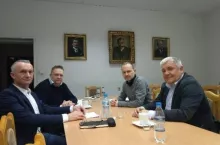 Europoseł Krzysztof Hetman, z którym przedstawiciele Związku Sadowników RP, Zrzeszenia Producentów Wiśni i Krajowego Stowarzyszenia Plantatorów Czarnych Porzeczek spotkali się w poniedziałek 10 lutego br.