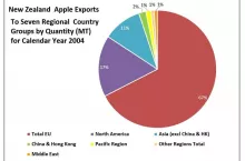 New Zealand Apple Exports 2004