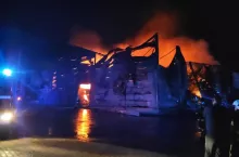Pożar bydynków grupy producenckiej Top Sad