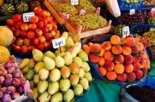 Stragany w Turcji - owoce i warzywa