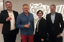 Jakub Nowak-Prezes firmy Jantoń, Krzysztof Tryliński- Platinum Wines, Sebastian Król- Partner w Enterprise Investors, Magdalena Jurkiewicz- Dyrektor Inwestycyjny Enterprise Investors