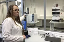 Niektóre pomieszczenia w nowo otwartym laboratorium