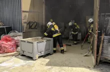 pożar w Kluczkowicach