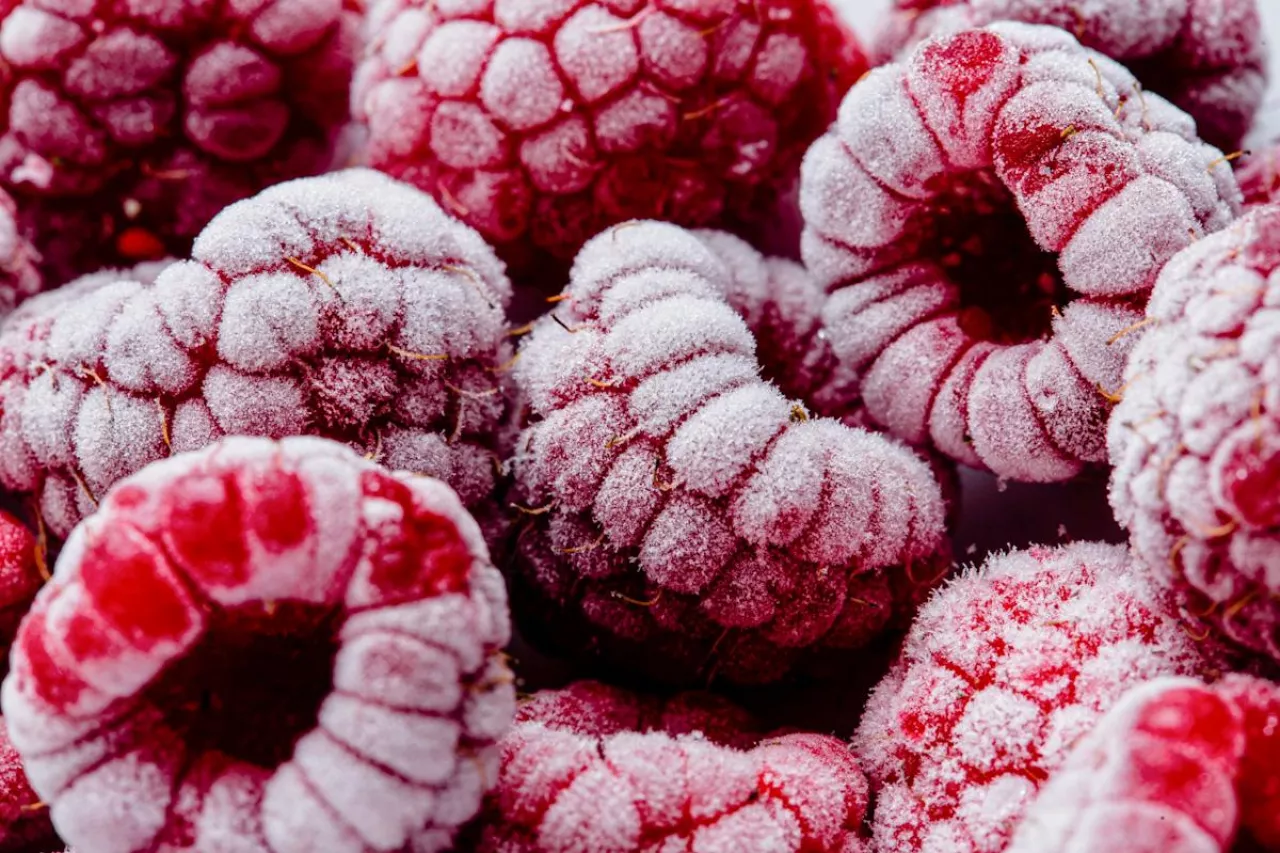 mrożone maliny