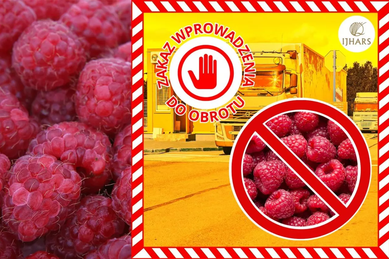 maliny wycofane z obrotu