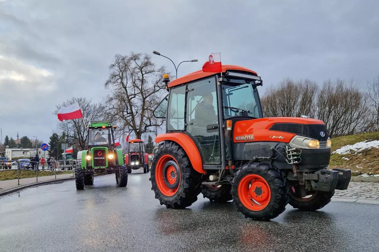 protest sadowników w grójcu