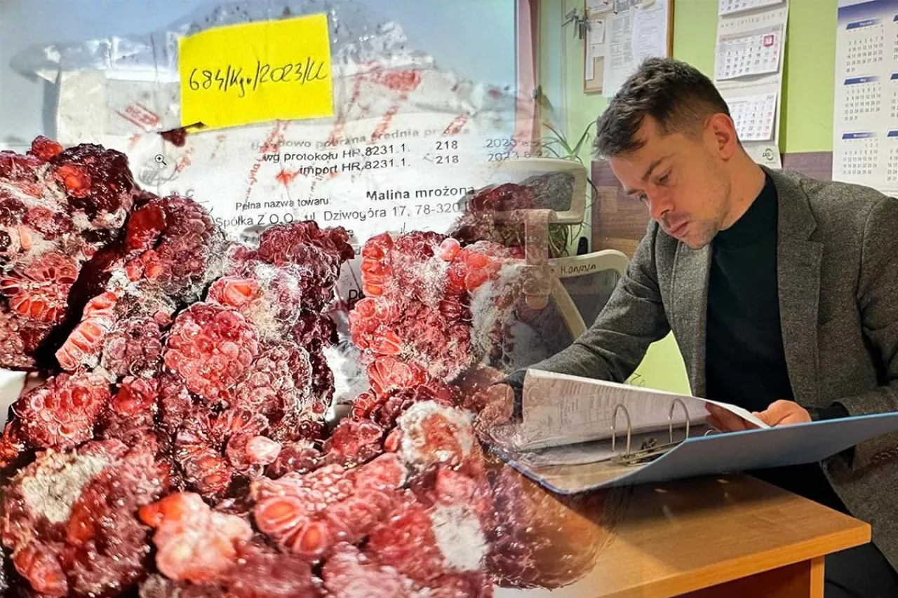 Michał Kołodziejczak mrożone maliny z ukrainy