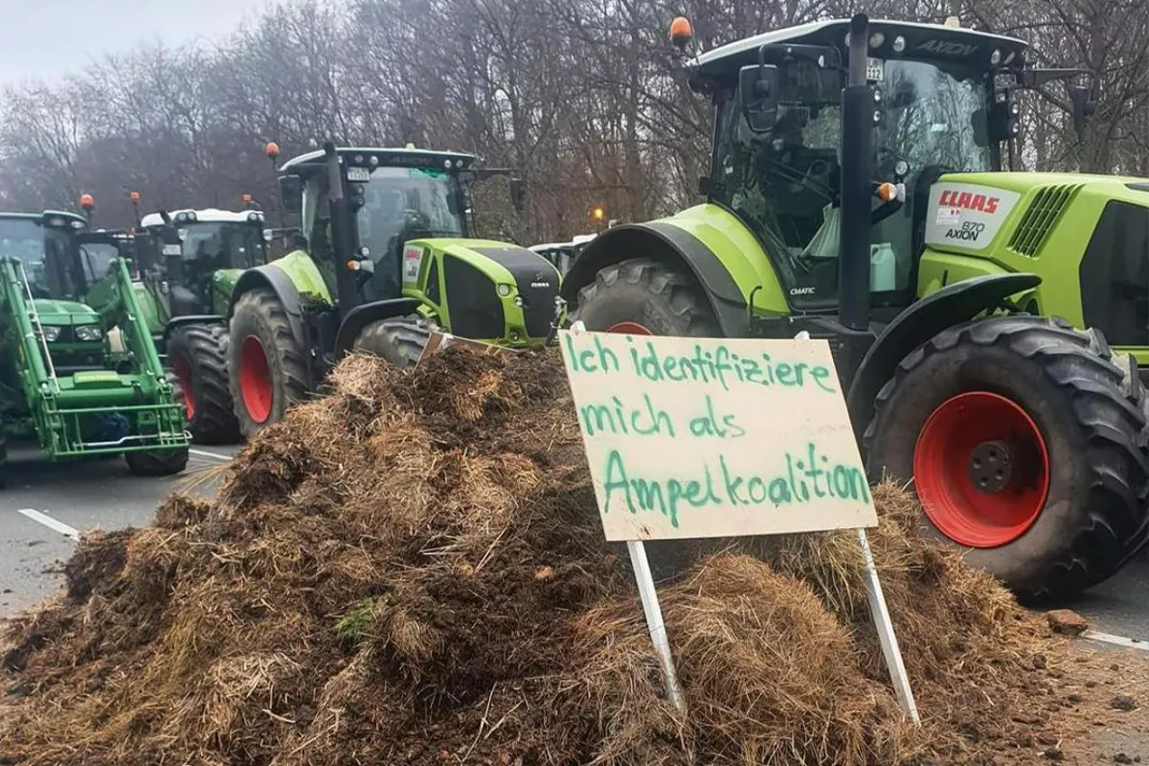 strajk rolników w Berlinie