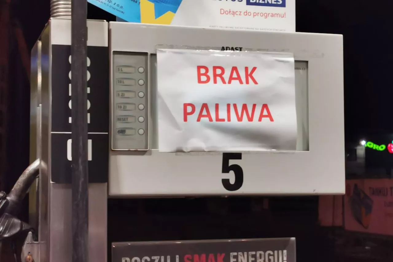 brak paliwa
