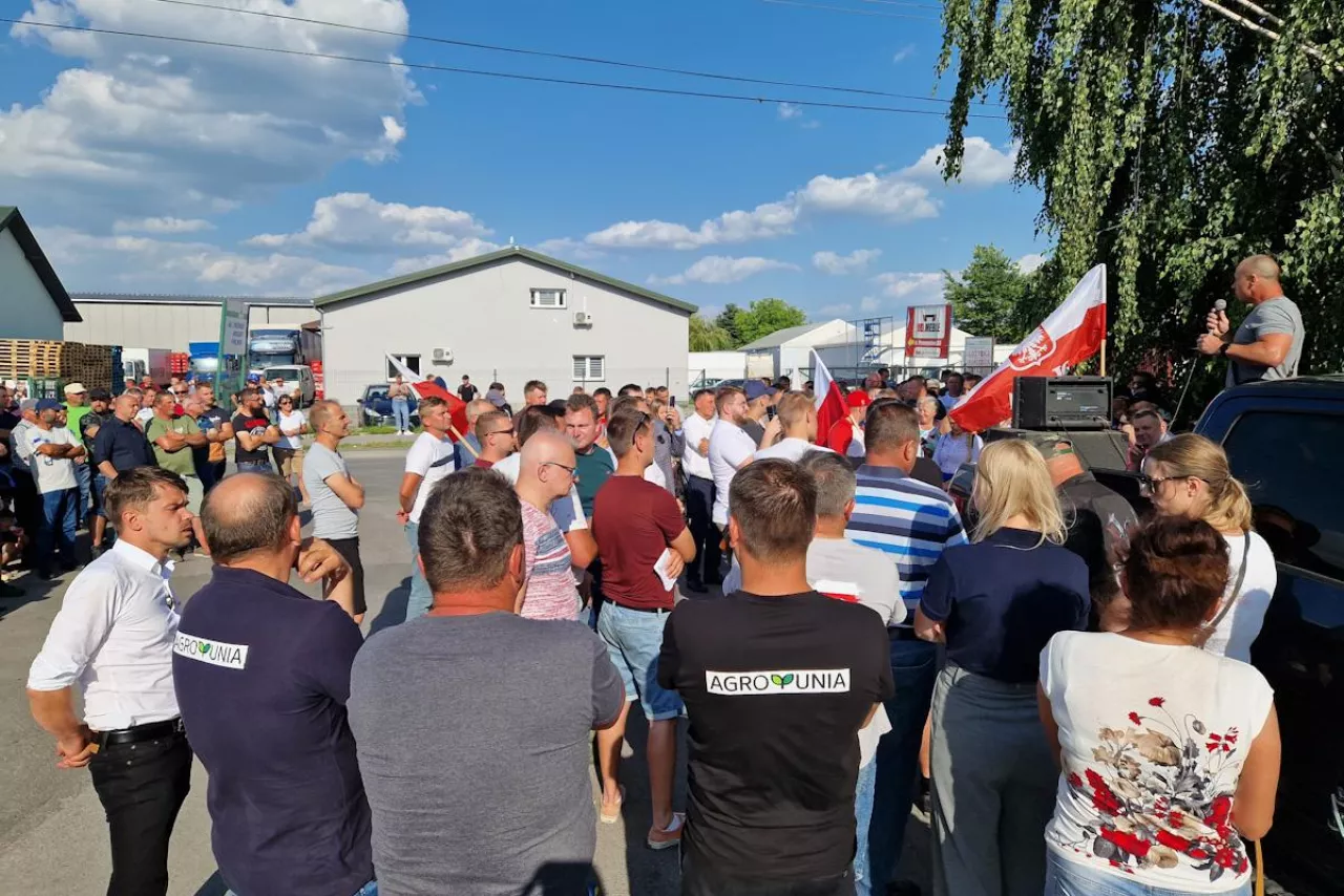 protest plantatorów