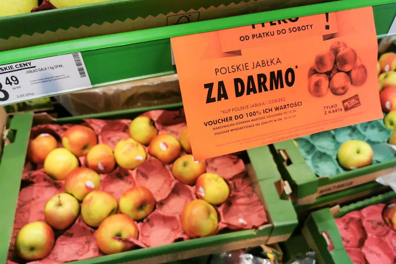 jabłka za darmo