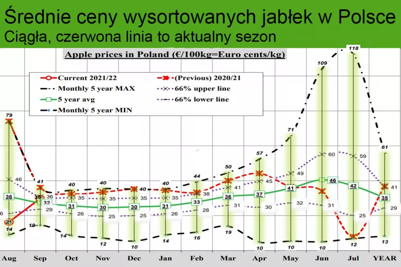 Ceny w Euro za 100kg. Źródło: ec.europa.eu