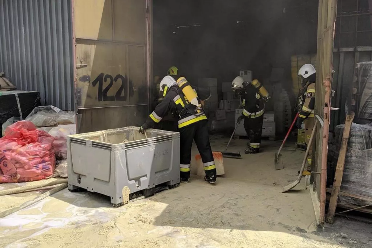 pożar w Kluczkowicach