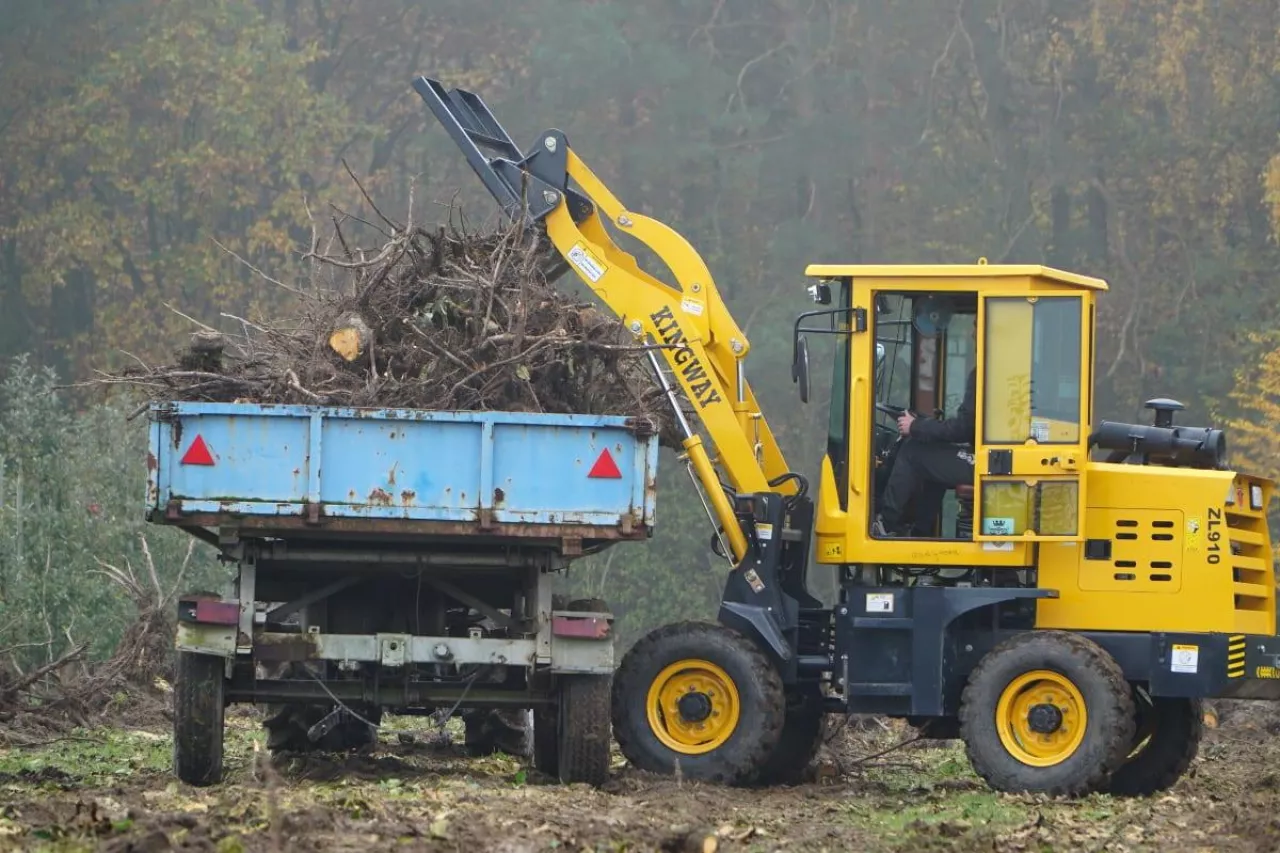 maszyna w gospodarstwie sadowniczym