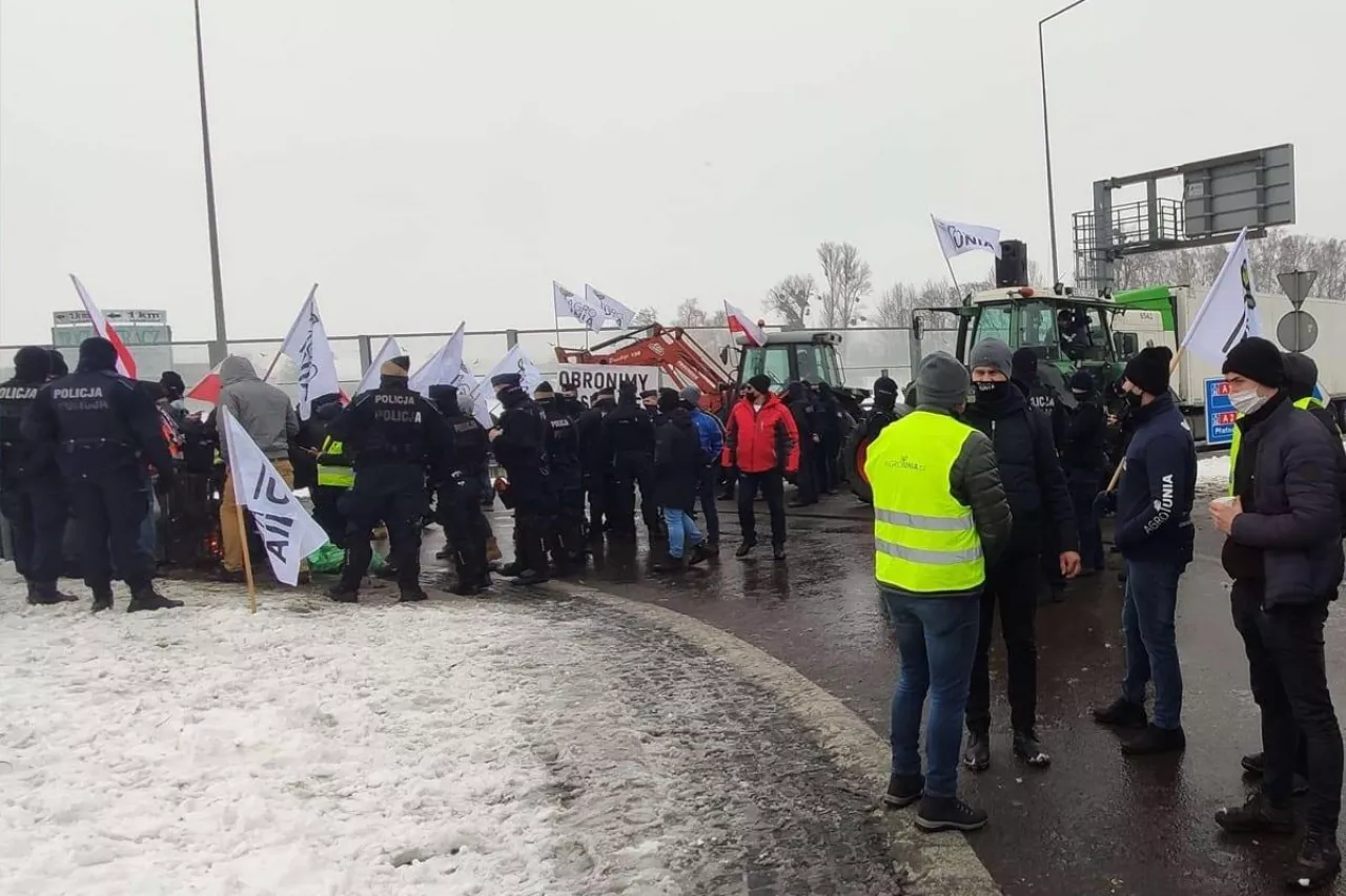 rolnicy protestują