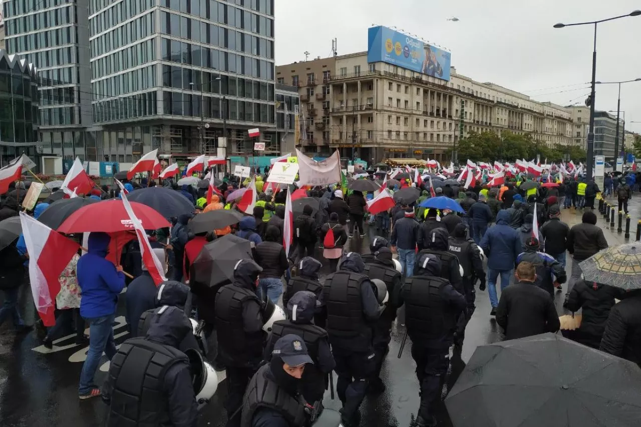 protest rolników