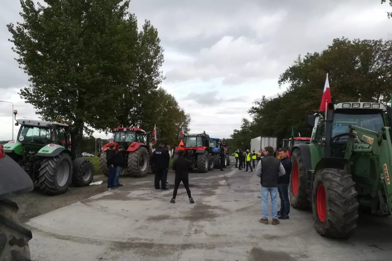 strajk rolników w całej Polsce