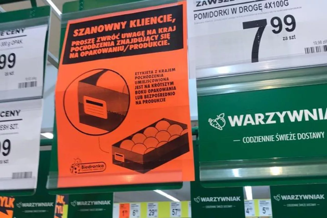 pochodzenie owoców i warzyw