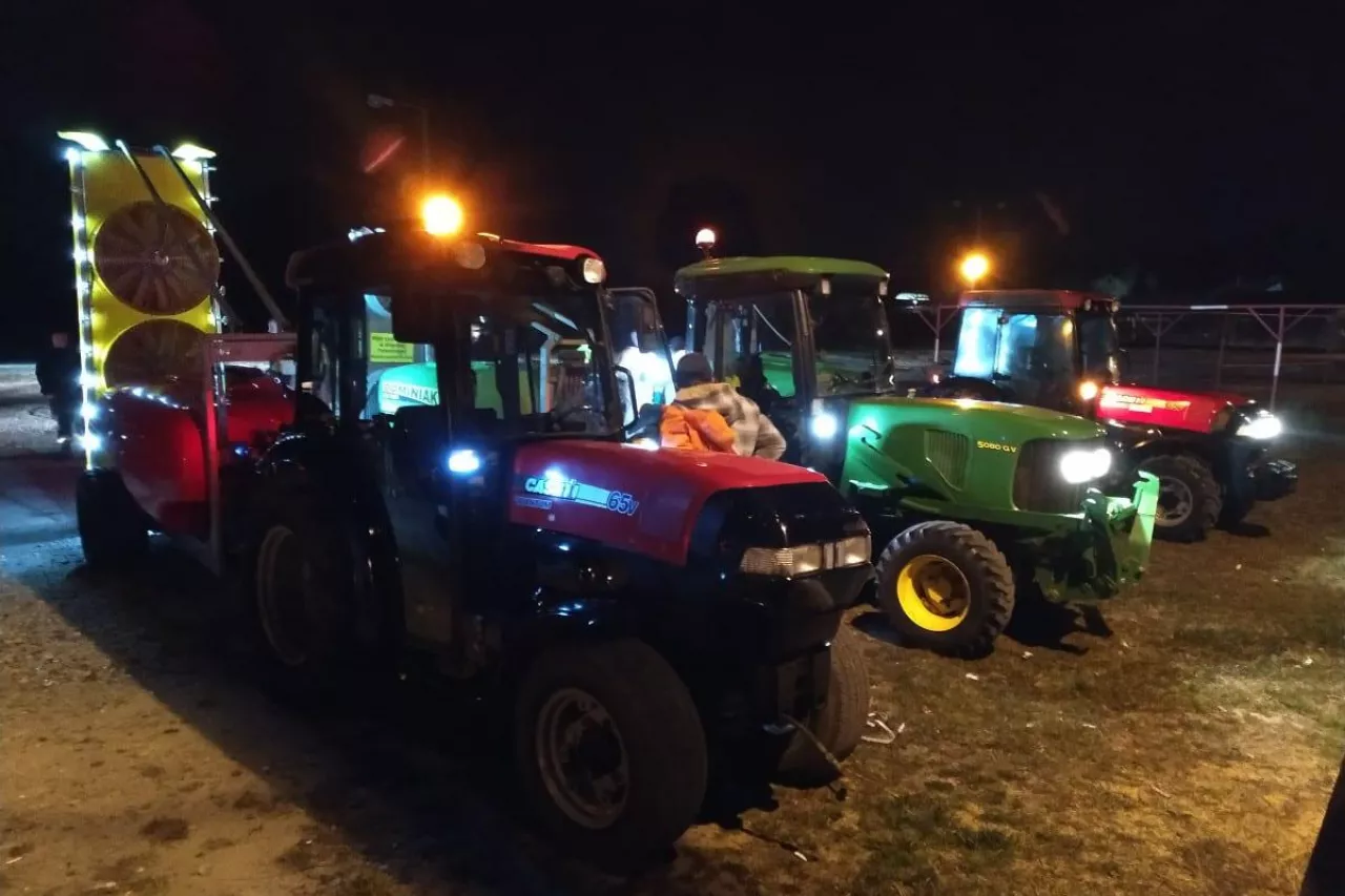 sadownicy odkażają grójec