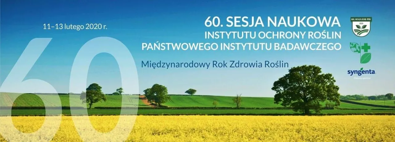 60. Sesja Naukowa Instytutu Ochrony Roślin – PIB już w lutym - baner