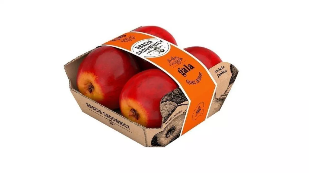 jabłka Braci Sadowników w opakowaniu bez folii