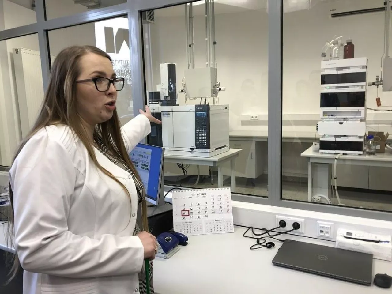 Niektóre pomieszczenia w nowo otwartym laboratorium