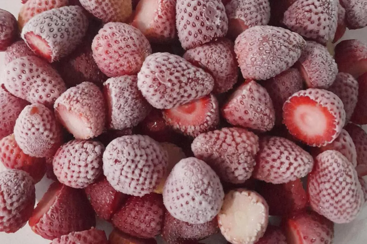mrożone truskawki