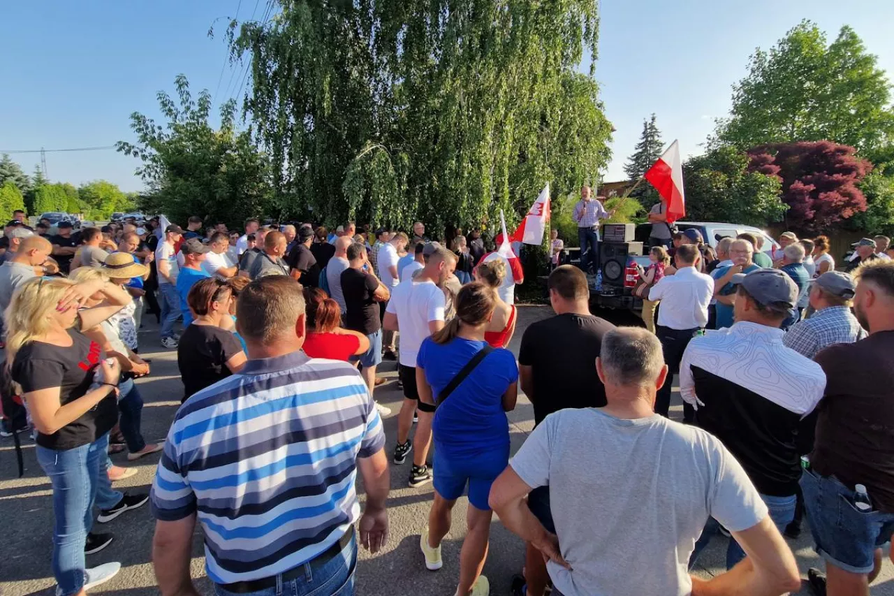 prostest Opole Lubelskie