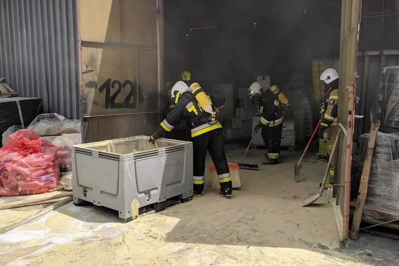 pożar w Kluczkowicach