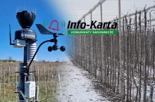 Na zdjęciu znajduje się stacja meteorologiczna Sencrop