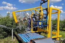 kombajnowy zbiór wiśni deserowych