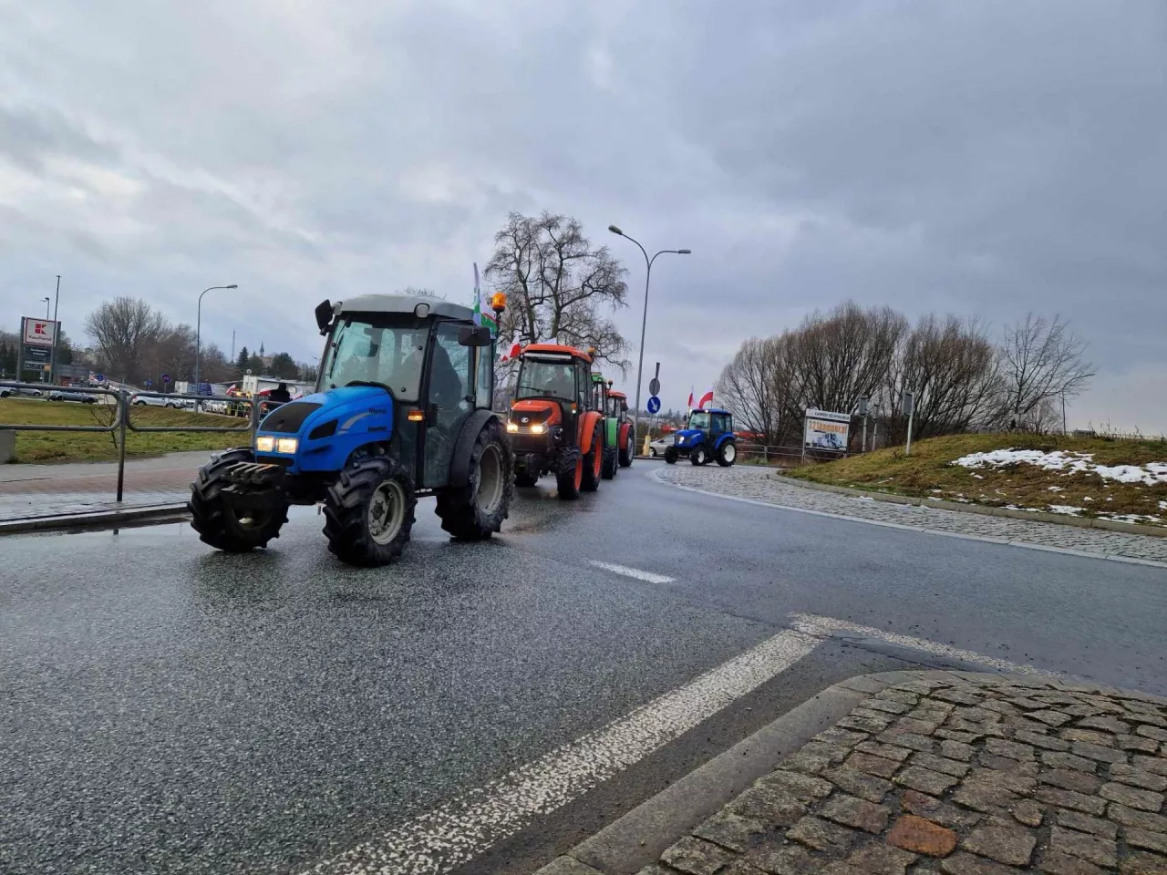 protest sadowników w grójcu
